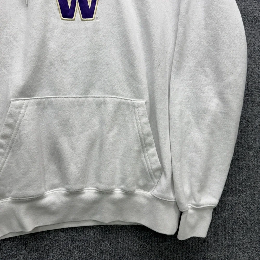 Stadium Athletics Washington Huskies‎ Hoodie Men's M White Long Sleeve Pullover